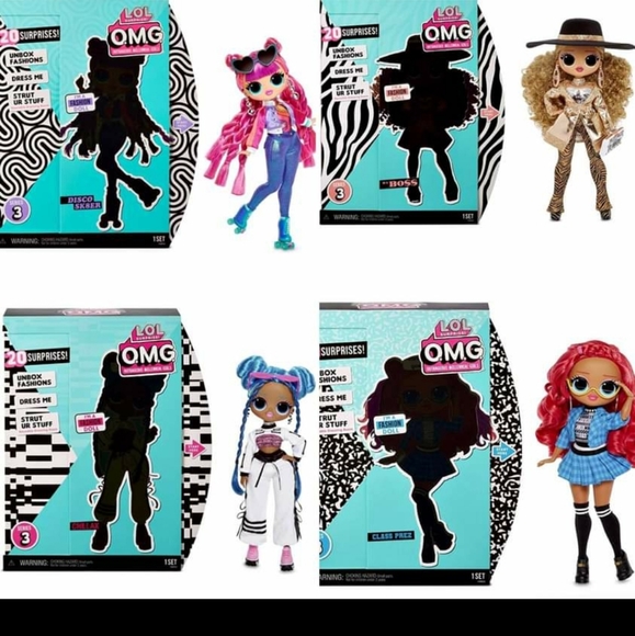 LOL surprise OMG SERIES 3 ALL 4 pack fashion set DOLLS LOT - Picture 1 of 5